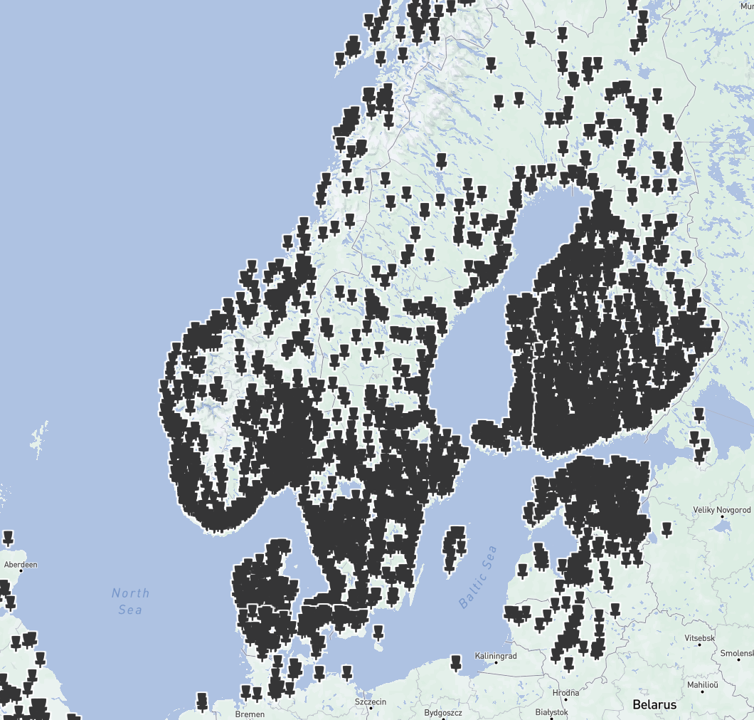 Courses in the Nordics